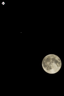 Moon and Jupiter